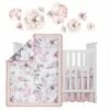 New 🔥 Lambs & Ivy Signature Botanical Baby Watercolor Floral 4-Piece Crib Bedding Set ⭐ -Quilts Online Shop unnamed file