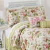 Wholesale ✔️ Waverly Emma's Garden 3pc Quilt Set - Green/Pink ✨ -Quilts Online Shop unnamed file 1023