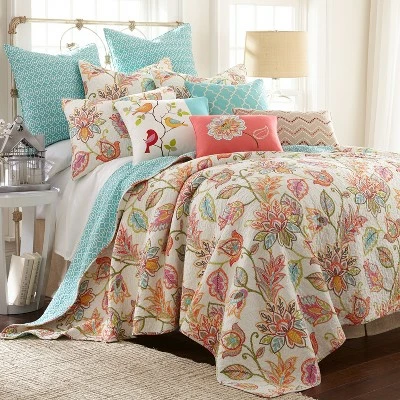 Top 10 β Sophia Quilt and Pillow Sham Set - Levtex Home π 8 Top 10 β Sophia Quilt and Pillow Sham Set - Levtex Home π - Image 6