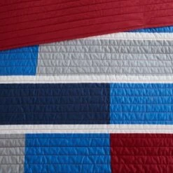 Cheapest 😀 Mi Zone James Colorblock Quilt Set Blue/lime Green 🎁 -Quilts Online Shop unnamed file 1078