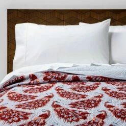 Best deal 🛒 Peacock Medallion Stitch Quilt Dusty Blue - Opalhouse™ 😍 -Quilts Online Shop unnamed file 1114