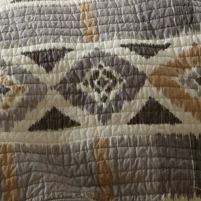 Flash Sale β Santa Fe Quilt - Grey, Tan, and White - Levtex Home π 6 Flash Sale β Santa Fe Quilt - Grey, Tan, and White - Levtex Home π - Image 4