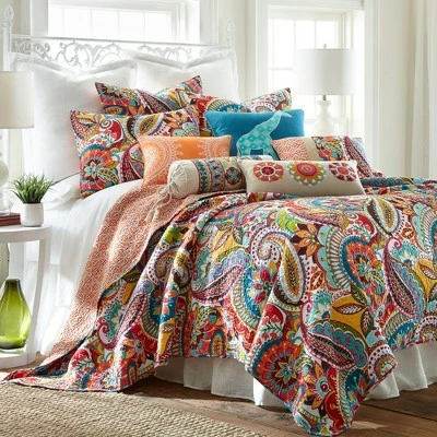 Best Sale π Rhapsody Quilt and Pillow Sham Set - Multicolor - Levtex Home βοΈ 7 Best Sale π Rhapsody Quilt and Pillow Sham Set - Multicolor - Levtex Home βοΈ - Image 5