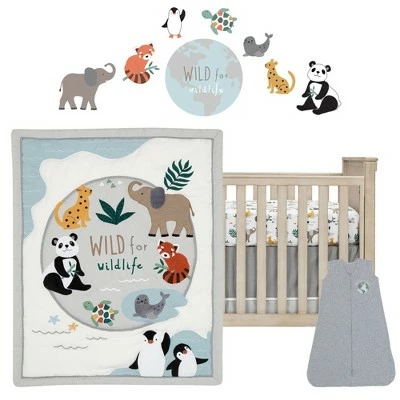 Best deal โญ Lambs & Ivy Wild Life 5-Piece Baby Crib Bedding Set - Protect the Animals ๐ฏ 3 Best deal โญ Lambs & Ivy Wild Life 5-Piece Baby Crib Bedding Set - Protect the Animals ๐ฏ