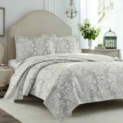 New 𧨠Rowland Reversible Quilt Set Gray - Laura Ashley π 13 New 𧨠Rowland Reversible Quilt Set Gray - Laura Ashley π -Quilts Online Shop unnamed file 1201