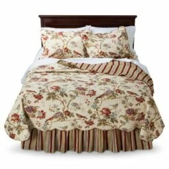 Discount 🤩 Waverly Charleston Chirp Quilt Set 🛒
