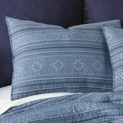 Hot Sale 😍 Tolteca Quilt Set - Indigo - Levtex Home ⌛ -Quilts Online Shop unnamed file 1215