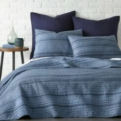 Hot Sale 😍 Tolteca Quilt Set - Indigo - Levtex Home ⌛ -Quilts Online Shop unnamed file 1219