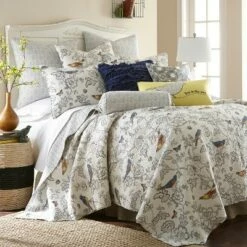 Budget 😍 Mockingbird Toile Quilt and Pillow Sham Set - Levtex Home ❤️ -Quilts Online Shop unnamed file 1243