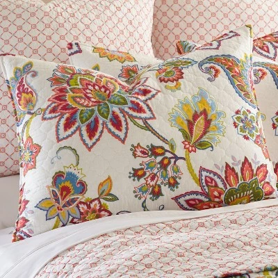 Deals β¨ Palladium Floral Quilt and Pillow Sham Set - Levtex Home π 4 Deals β¨ Palladium Floral Quilt and Pillow Sham Set - Levtex Home π - Image 2