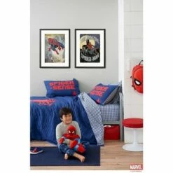 Flash Sale 🌟 Saturday Park Marvel Spiderman Spider Sense Quilt ⌛ -Quilts Online Shop unnamed file 1265