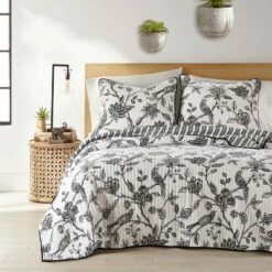 Best deal ✔️ Tanzie Black Quilt Set - Black & White - Levtex Home 😍