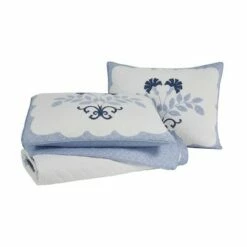 Best deal 🌟 Rosaleen Quilt Blue/White - Laura Ashley 🎉 -Quilts Online Shop unnamed file 1287