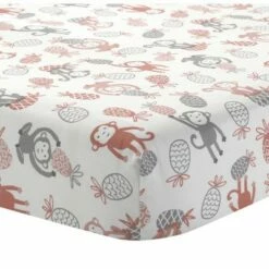 Discount 💯 Lambs & Ivy Calypso 4-Piece Crib Bedding Set - Pink, Gray, Gold, Animals, Jungle ⭐ -Quilts Online Shop unnamed file 131