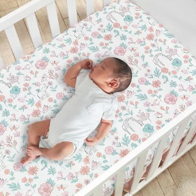Buy 🛒 Lambs & Ivy Giraffe and a Half Pink/Gray 4-Piece Nursery Baby Crib Bedding Set 😍 6 Buy 🛒 Lambs & Ivy Giraffe and a Half Pink/Gray 4-Piece Nursery Baby Crib Bedding Set 😍 - Image 4