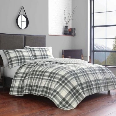 Best reviews of ✨ Coal Creek Reversible Quilt & Sham Set - Eddie Bauer Chrome ✨ 3 Best reviews of ✨ Coal Creek Reversible Quilt & Sham Set - Eddie Bauer Chrome ✨