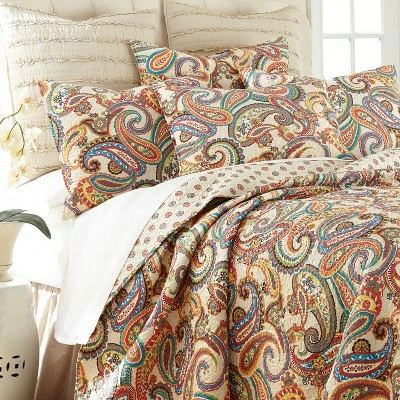 Best Sale ⌛ Alyssa Paisley Quilt and Pillow Sham Set - Levtex Home ⌛ 3 Best Sale ⌛ Alyssa Paisley Quilt and Pillow Sham Set - Levtex Home ⌛