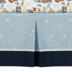 Cheapest 👏 Lambs & Ivy Sierra Sky Blue/Gray Woodland Nursery 3-Piece Baby Crib Bedding Set ❤️ -Quilts Online Shop unnamed file 152
