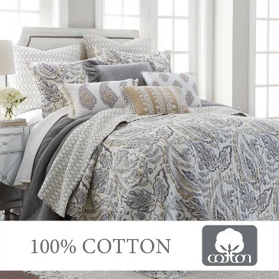 Best Sale ❤️ Tamsin Grey Quilt Set - Levtex Home ✨ 5 Best Sale ❤️ Tamsin Grey Quilt Set - Levtex Home ✨ - Image 3