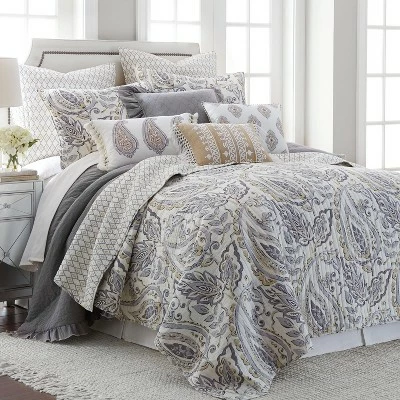 Best Sale ❤️ Tamsin Grey Quilt Set - Levtex Home ✨ 9 Best Sale ❤️ Tamsin Grey Quilt Set - Levtex Home ✨ - Image 7