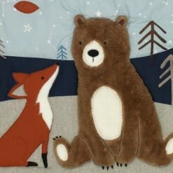 Cheapest 👏 Lambs & Ivy Sierra Sky Blue/Gray Woodland Nursery 3-Piece Baby Crib Bedding Set ❤️ -Quilts Online Shop unnamed file 154