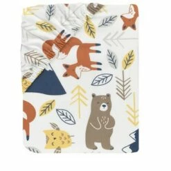 Cheapest 👏 Lambs & Ivy Sierra Sky Blue/Gray Woodland Nursery 3-Piece Baby Crib Bedding Set ❤️ -Quilts Online Shop unnamed file 157