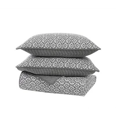 Deals π Midnight In Paris Quilt & Sham Set Black - Scout Home π 4 Deals π Midnight In Paris Quilt & Sham Set Black - Scout Home π - Image 2