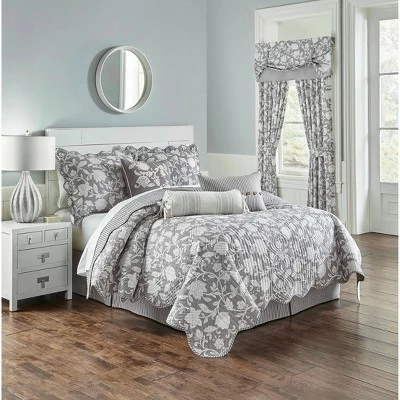 Best deal π Waverly Stencil Vine Reversible Quilt Set π 6 Best deal π Waverly Stencil Vine Reversible Quilt Set π - Image 4