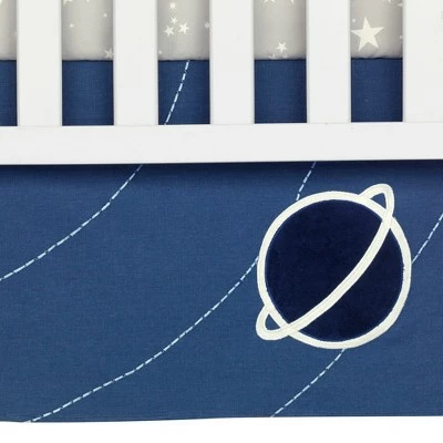Cheap ๐คฉ Lambs & Ivy Milky Way Space Galaxy 4-Piece Baby Nursery Crib Bedding Set - Blue/Gray ๐ 7 Cheap ๐คฉ Lambs & Ivy Milky Way Space Galaxy 4-Piece Baby Nursery Crib Bedding Set - Blue/Gray ๐ - Image 5