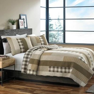 New 🤩 Brown Fairview Quilt Set - Eddie Bauer® 😍 7 New 🤩 Brown Fairview Quilt Set - Eddie Bauer® 😍 - Image 5