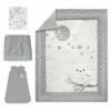 Outlet 🧨 Lambs & Ivy Luna White/Gray Celestial Owl 4-Piece Nursery Baby Crib Bedding Set 🔔 2 Outlet 🧨 Lambs & Ivy Luna White/Gray Celestial Owl 4-Piece Nursery Baby Crib Bedding Set 🔔 -Quilts Online Shop unnamed file 165