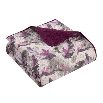 Deals 🎉 Serra Bed In A Bag Quilt Set - Chic Home Design Purple ❤️ 6 Deals 🎉 Serra Bed In A Bag Quilt Set - Chic Home Design Purple ❤️ - Image 4
