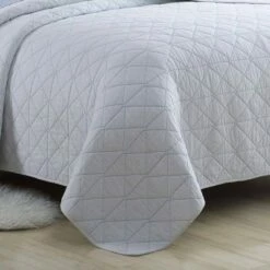 Budget 🎁 Kelsey Quilt & Sham Set White - Poppy & Fritz 👏 -Quilts Online Shop unnamed file 1706