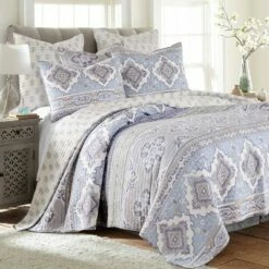 Outlet π Homthreads Arista Quilt Set Gray β