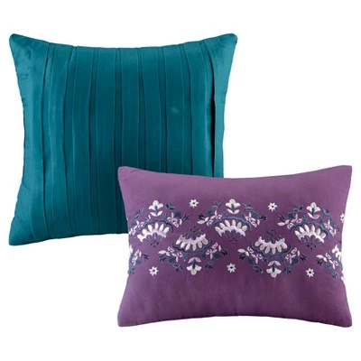 Discount π Intelligent Design Camryn Medallion Printed Quilt Set Purple π 6 Discount π Intelligent Design Camryn Medallion Printed Quilt Set Purple π - Image 4