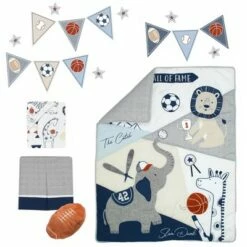 Best reviews of 🤩 Lambs & Ivy Hall of Fame Sports Animals 5-Piece Crib Bedding Set - Gray/Blue ✨ 19 Best reviews of 🤩 Lambs & Ivy Hall of Fame Sports Animals 5-Piece Crib Bedding Set - Gray/Blue ✨ -Quilts Online Shop unnamed file 180