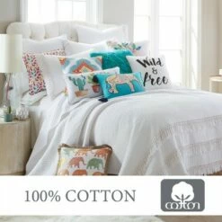 Wholesale 😀 Casita White Quilt and Pillow Sham Set - Levtex Home 👏 -Quilts Online Shop unnamed file 1890