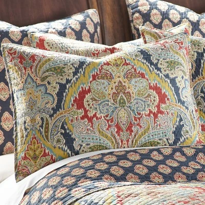 Discount 🧨 Moreno Quilt and Pillow Sham Set - Levtex Home ❤️ 4 Discount 🧨 Moreno Quilt and Pillow Sham Set - Levtex Home ❤️ - Image 2