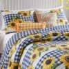 Outlet ⌛ Sunflower Quilt & Sham Set Gold/Blue - Greenland Home Fashions 🔔 1 Outlet ⌛ Sunflower Quilt & Sham Set Gold/Blue - Greenland Home Fashions 🔔 -Quilts Online Shop unnamed file 1933