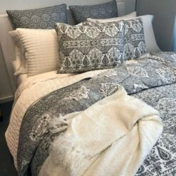 Best Sale 💯 Abbey Reversible Quilt Set Gray - Stone Cottage ✨ -Quilts Online Shop unnamed file 1996