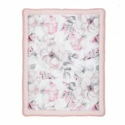 New 🔥 Lambs & Ivy Signature Botanical Baby Watercolor Floral 4-Piece Crib Bedding Set ⭐ -Quilts Online Shop unnamed file 2