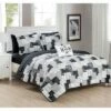 Discount 🛒 Chic Home Design Viona Quilt Set - Chic Home Black 😍