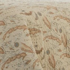 Buy 🎉 Bahama Map Quilt & Sham Set Beige - Tommy Bahama ⭐ -Quilts Online Shop unnamed file 2072