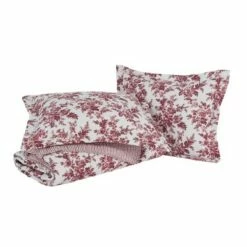 Promo ✔️ Annalise Quilt & Sham Set - Laura Ashley Coral Red 💯 -Quilts Online Shop unnamed file 2093