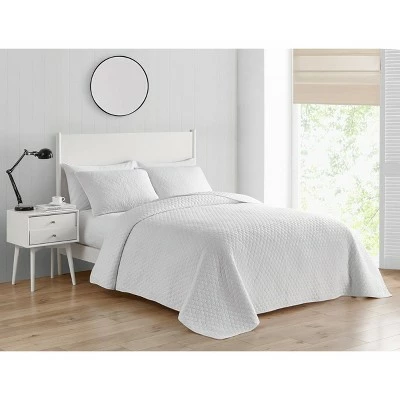 Best deal ⌛ Essential Solid Quilt & Sham Set White - Scout Home ❤️ 4 Best deal ⌛ Essential Solid Quilt & Sham Set White - Scout Home ❤️ - Image 2