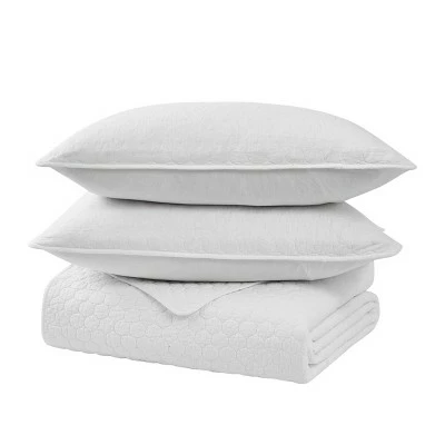 Best deal ⌛ Essential Solid Quilt & Sham Set White - Scout Home ❤️ 7 Best deal ⌛ Essential Solid Quilt & Sham Set White - Scout Home ❤️ - Image 5