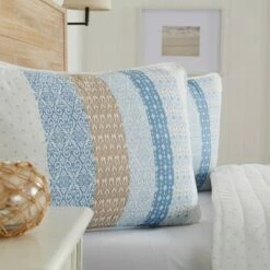 Deals ✔️ Great Bay Home Patchwork Stripe Quilt Set ✔️ -Quilts Online Shop unnamed file 2126