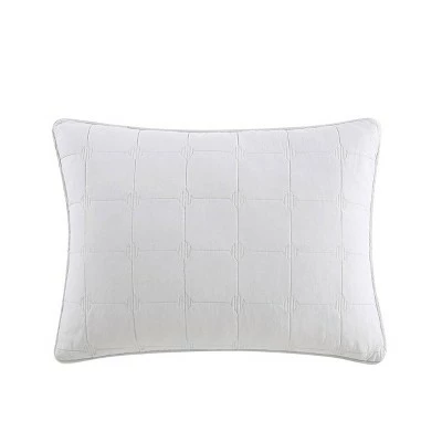 Best Sale π Hexagon Quilt & Sham Set - Tommy Bahama White π 4 Best Sale π Hexagon Quilt & Sham Set - Tommy Bahama White π - Image 2