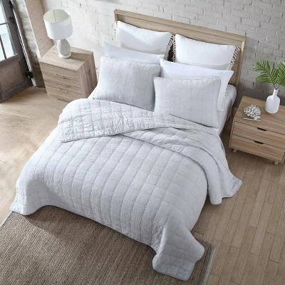 Best Sale π Hexagon Quilt & Sham Set - Tommy Bahama White π 6 Best Sale π Hexagon Quilt & Sham Set - Tommy Bahama White π - Image 4