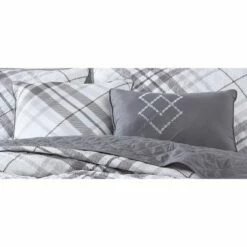 New ⭐ Khalvin Plaid 5pc Quilt - Geneva Home Fashion Gray 😍 5 New ⭐ Khalvin Plaid 5pc Quilt - Geneva Home Fashion Gray 😍 -Quilts Online Shop unnamed file 2213
